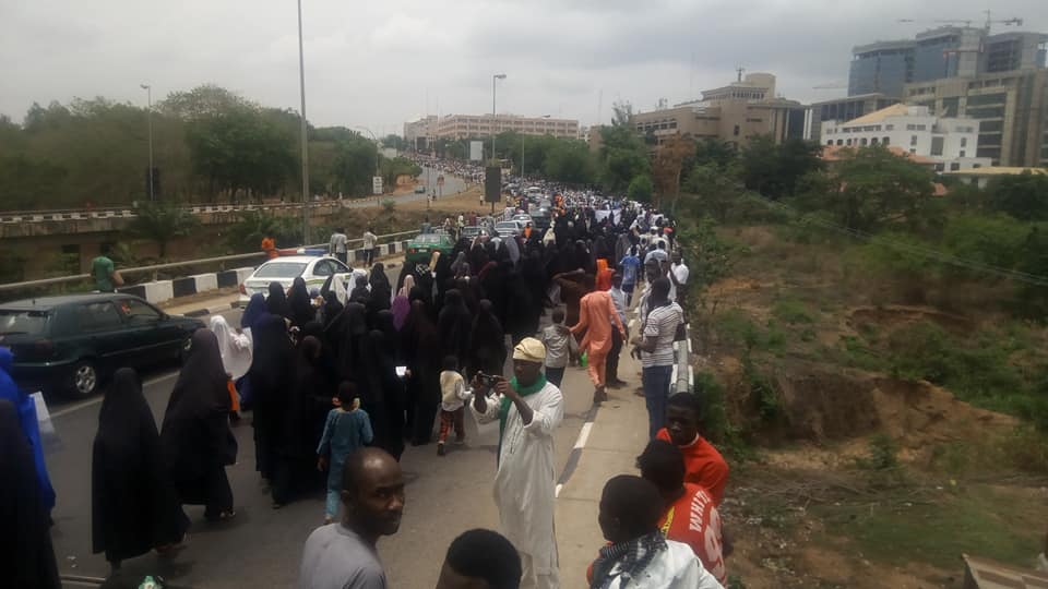  free zakzaky protest in abj on wed 24 april 2019